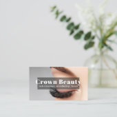 サロンマイクロブレイディング、眉毛、永久化粧 名刺 (スタンド正面)