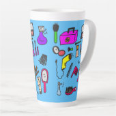 サロンマグカップ カフェラテマグ (右アングル)