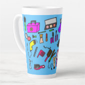 サロンマグカップ カフェラテマグ (左アングル)