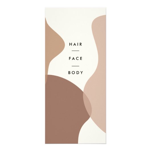 サロンミニマルサーモダンビス価格表 ラックカード (正面)