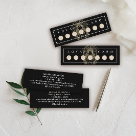 サロンメイクアップヘア爪、 ネイル神秘的なタロット天空 ロイヤリティカード