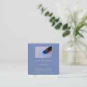 サロンメイクエレガントプロフェッショナルスクエアラグジュリー スクエア名刺 (スタンド正面)