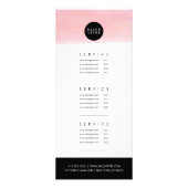 サロンモダンサービス価格表水色 ラックカード (裏面)