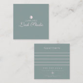 サロンモダン美しいアイラッシュスタジオ 予約カード (正面/裏面)