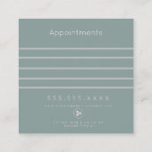 サロンモダン美しいアイラッシュスタジオ 予約カード (裏面)