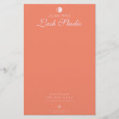 サロンモダン美しいアイラッシュスタジオ 便箋 (正面)