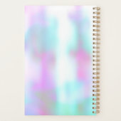 サロンモダン美しいシザー金ゴールド予約ホログラム プランナー手帳 (裏面)