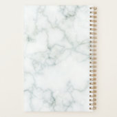 サロンモダン美しいシザー金ゴールド予約業 プランナー手帳 (裏面)