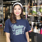 サロンライフ美容師ギフト用ヘアドレッサーブルー Tシャツ