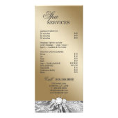 サロンラックカードジュエリー日焼け銀の輝き ラックカード (裏面)