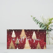 サロンレッドクリスマスツリー事業証明書 (スタンド正面)