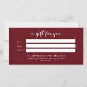 サロンレッドクリスマスツリー事業証明書 (裏面)