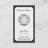 サロンロイヤリティ名刺パンチカード ロイヤリティカード (裏面)