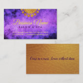 サロン及びスパの名刺 名刺 (正面/裏面)