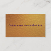 サロン及びスパの名刺 名刺 (裏面)