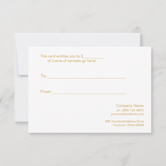 サロン及びスパアクアブルーガラス商品券 (裏面)