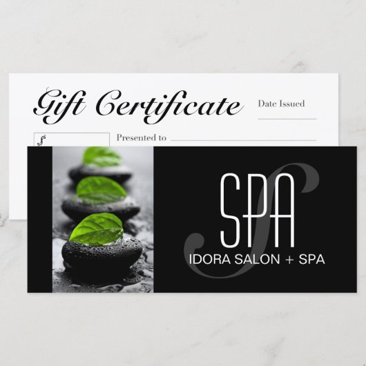 サロン及びスパギフト券 (正面/裏面)