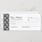 サロン及びスパギフト券 (裏面)