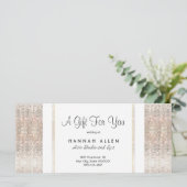 サロン及びスパ銀シークインズギフト券 (スタンド正面)