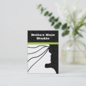 サロン名刺 予約カード (スタンド正面)