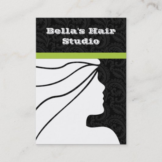 サロン名刺 予約カード (正面)