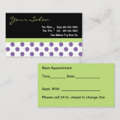 サロン名刺 予約カード (正面/裏面)