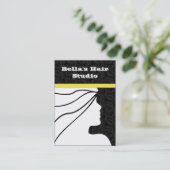 サロン名刺 予約カード (スタンド正面)