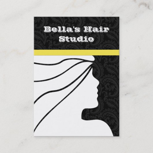 サロン名刺 予約カード (正面)