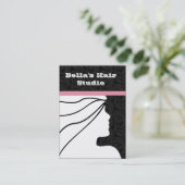 サロン名刺 予約カード (スタンド正面)
