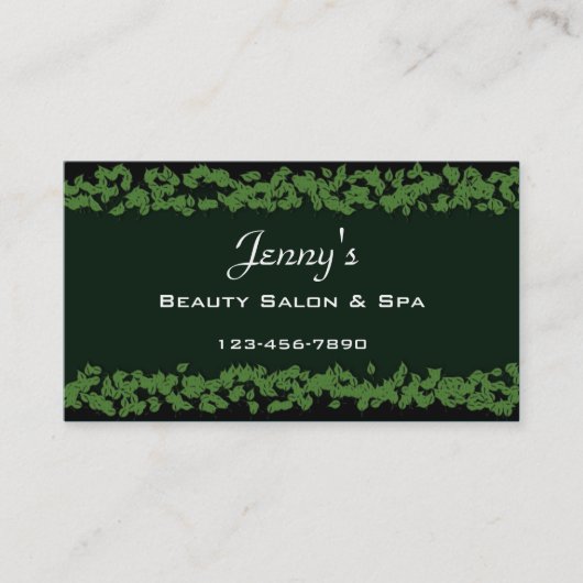 サロン名刺 名刺 (正面)