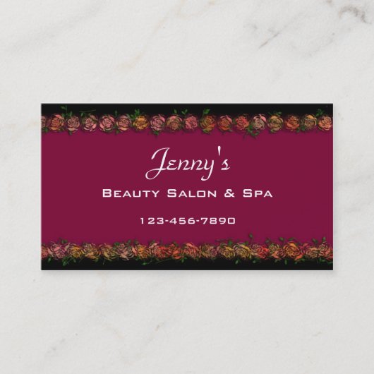 サロン名刺 名刺 (正面)