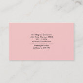 サロン名刺 名刺 (裏面)