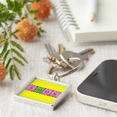 サロン周期表名キーリング キーホルダー (側面)