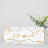 サロン店のギフト券 (スタンド正面)