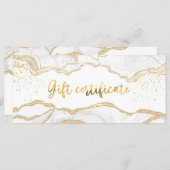 サロン店のギフト券 (正面/裏面)