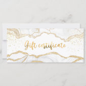 サロン店のギフト券 (正面)