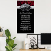 サロン料金表ポスター ポスター (ホームオフィス)