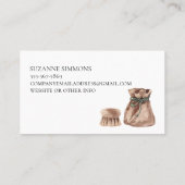 サロン水彩スパサービス施設 名刺 (裏面)