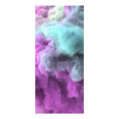 サロン紫色の煙エフェクトの価格表 ラックカード (裏面)