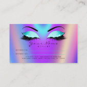 サロン紹介カードグリッターティファニーピンクラッシュ 紹介カード (裏面)