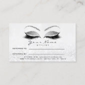 サロン紹介カードシルバーメイクアップまぶし拡張 紹介カード (裏面)