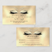 サロン紹介カードスキニーメイクアップラッシュチャンパイニュ 紹介カード (正面/裏面)