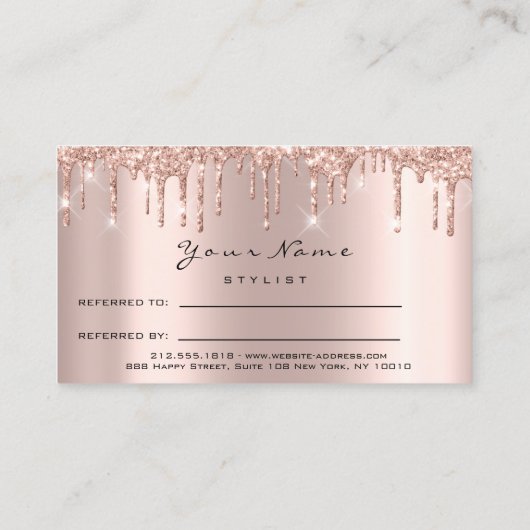 サロン紹介カードスパークメイクアップまばたき爪、 ネイルワックス 紹介カード (裏面)