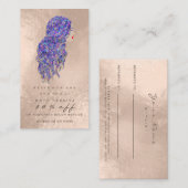 サロン紹介カードパールメイクアップラッシュヘアードレッサー 紹介カード (正面/裏面)