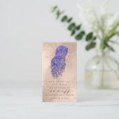 サロン紹介カードパールメイクアップラッシュヘアードレッサー 紹介カード (スタンド正面)