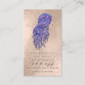 サロン紹介カードパールメイクアップラッシュヘアードレッサー 紹介カード (正面)