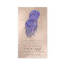 サロン紹介カードパールメイクアップラッシュヘアードレッサー