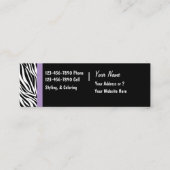 サロン美しい名刺 スキニー名刺 (正面)