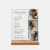 サロン美容師サービス価格表 アクリルサイン (正面)