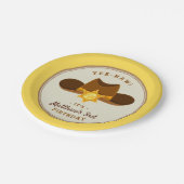 サロン誕生日ワイルドウエストパーティーボーイズカウボーイテーマ ペーパープレート (アングル)